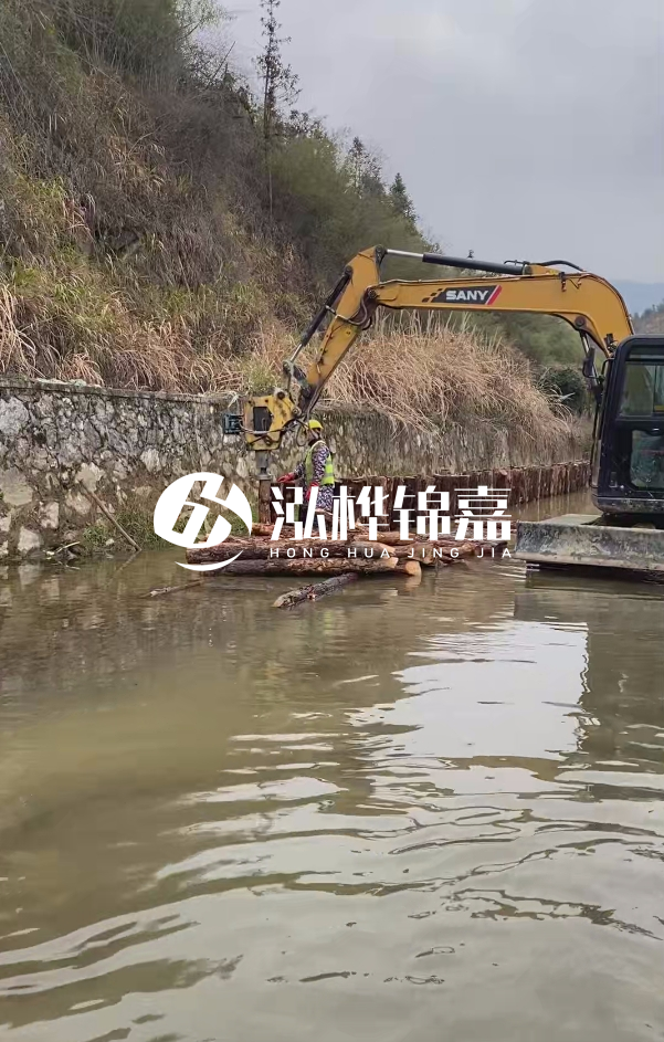 河道松木樁一天用多少根-松木樁能處理多厚的淤泥？