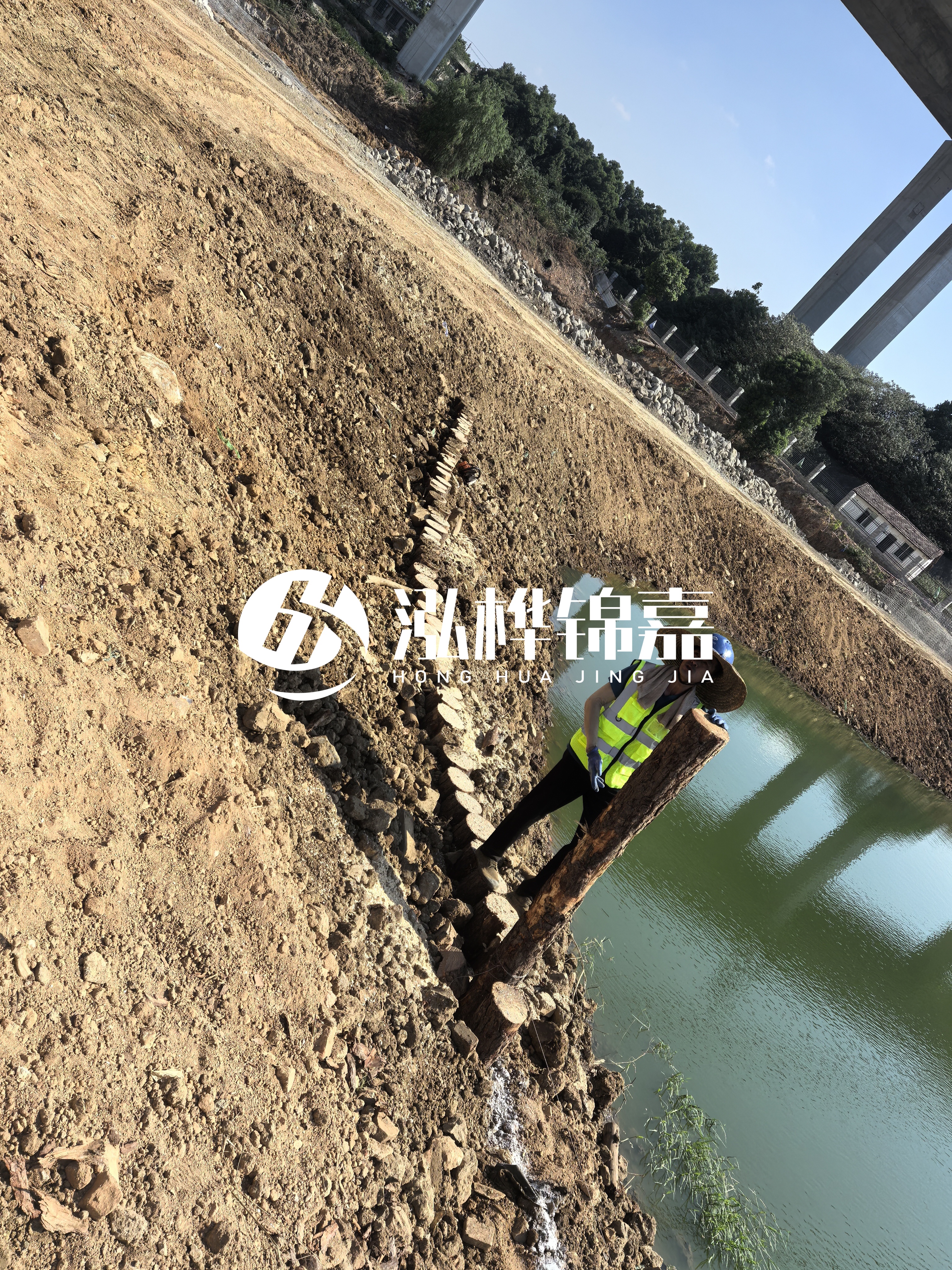 畢節(jié)河道打松木樁施工-護坡樁施工工藝流程？