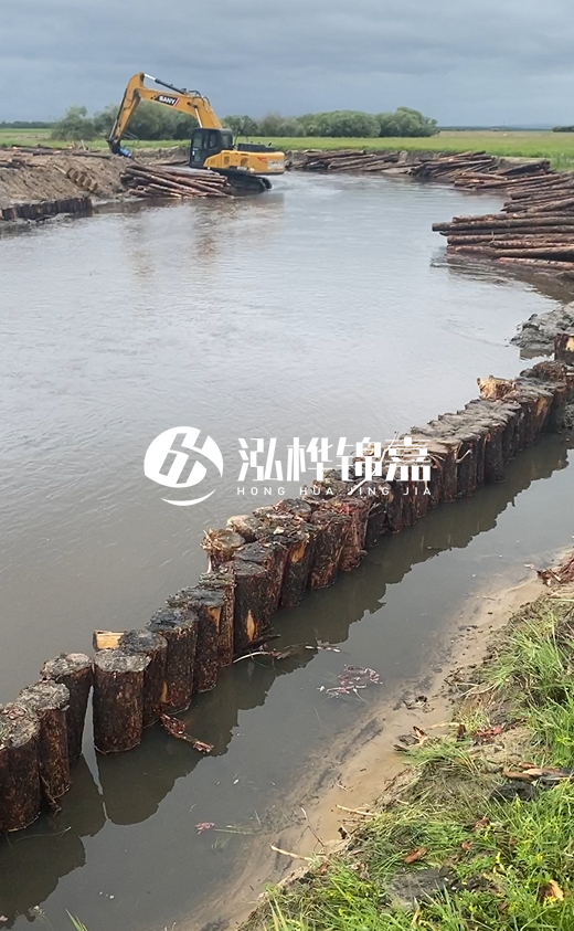 4米松木樁能用于圍堰工程嗎？4 米松木樁打樁深度要多少？