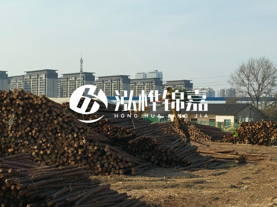 河南松木樁廠家泓樺錦嘉-松木樁直徑是小頭還是大頭？