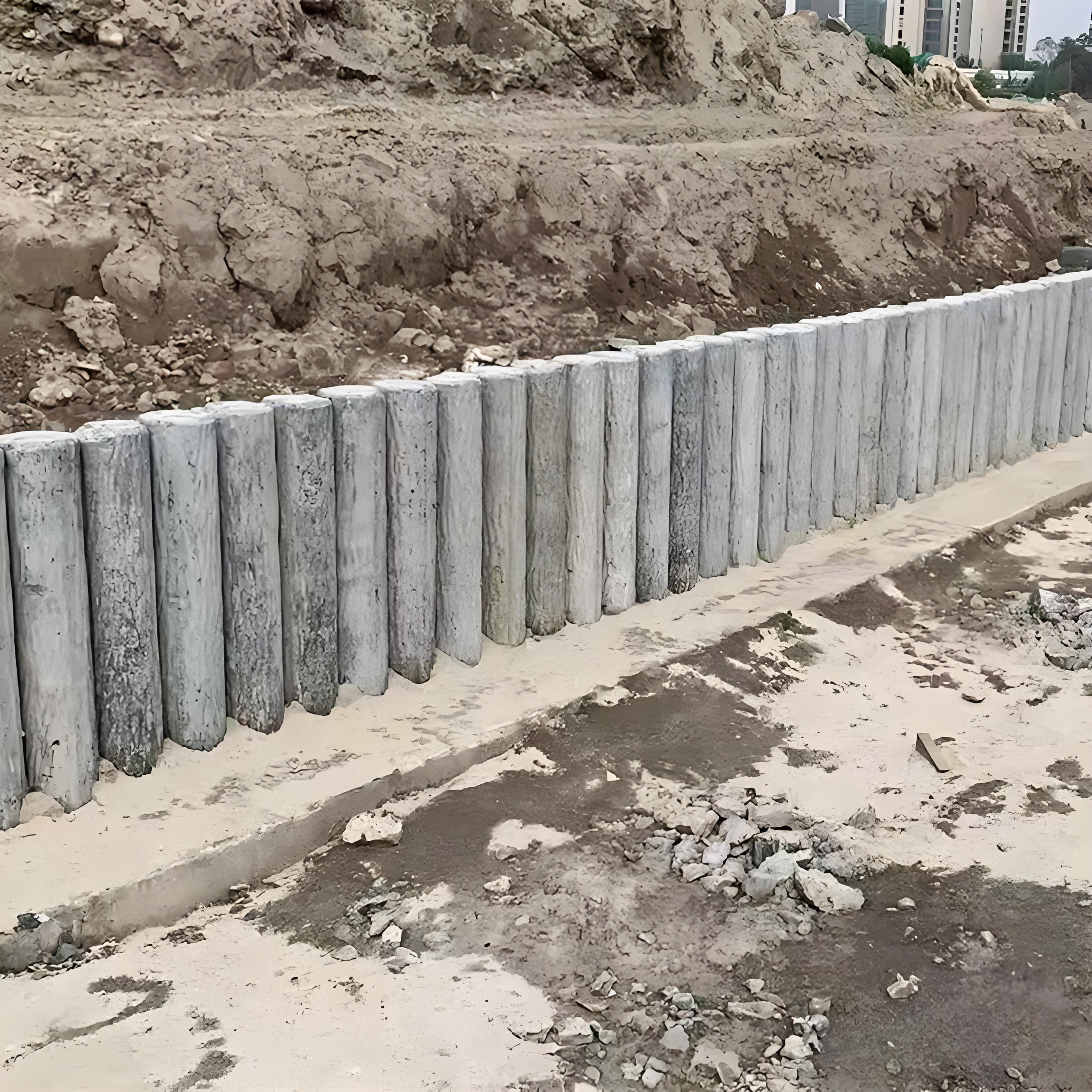 打仿木樁后發(fā)現歪了怎么辦？能拔出來重打嗎？?